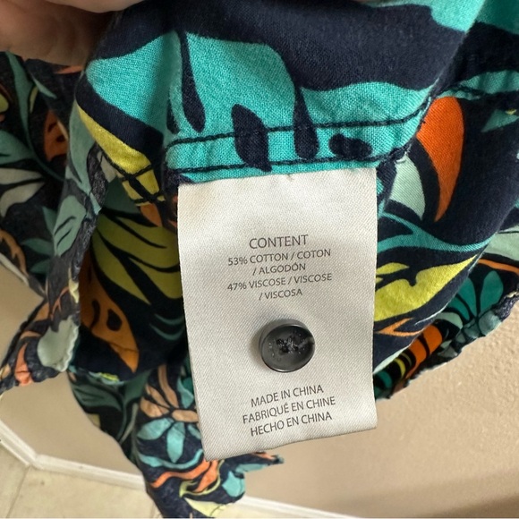 O’Neil Sol Button Down Tropical Shirt - Picture 7 of 7